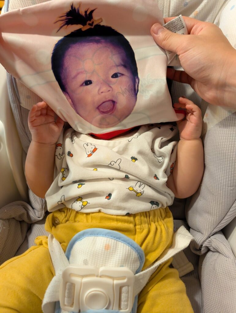 お手製スタイ①（＠koto_stagram1223さんより提供）