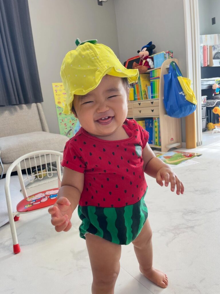 スイカコーデ①（＠partydress5715さんより提供）