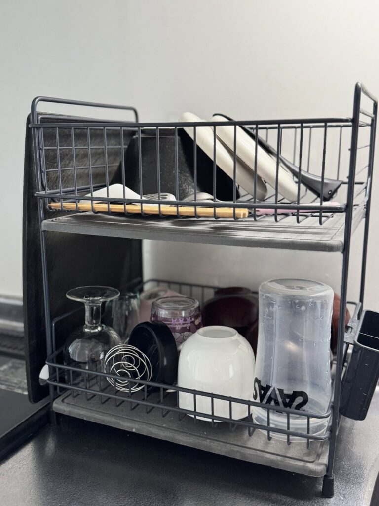 息子さんがしてくれた食器洗い（＠____________chihiro22さんより提供）