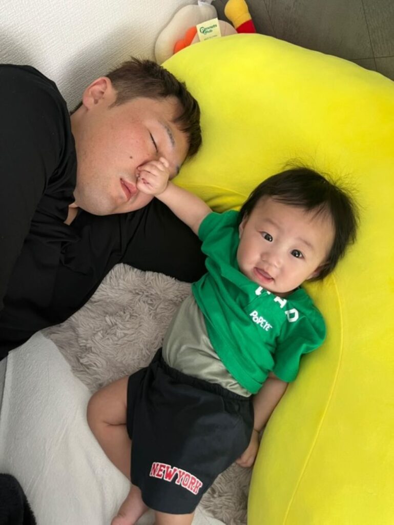 パパさんと息子さん④（＠n_oaaa.0さんより提供）