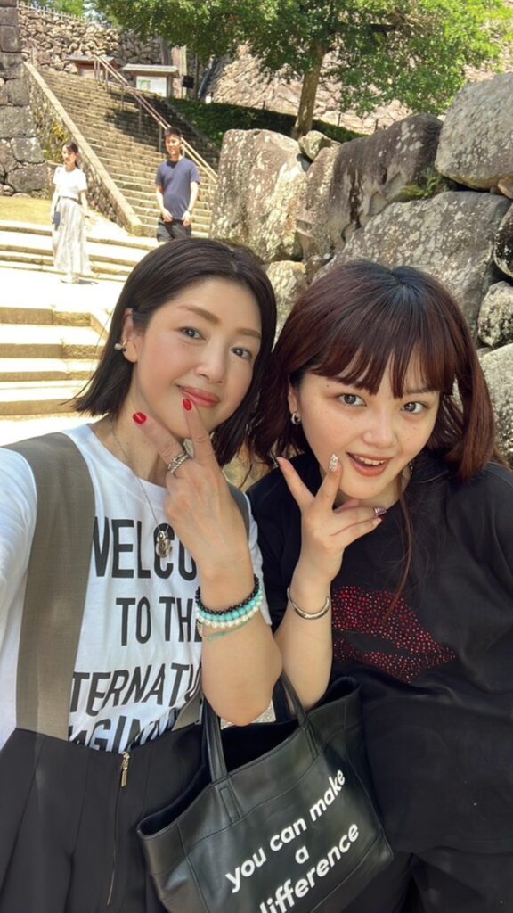 娘さんと一緒に（＠kaori__kudoさんより提供）