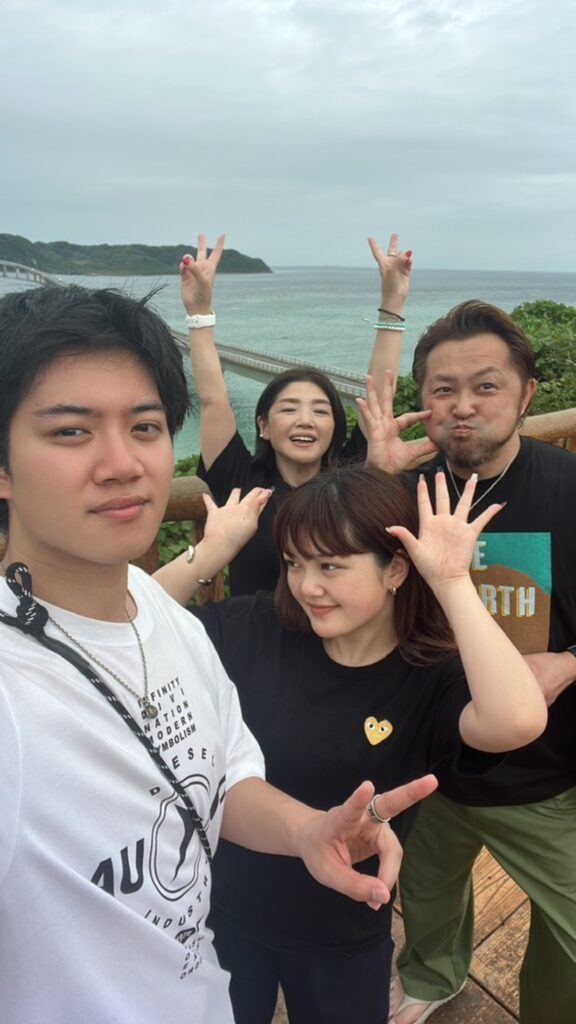 家族で島根旅行（＠kaori__kudoさんより提供）