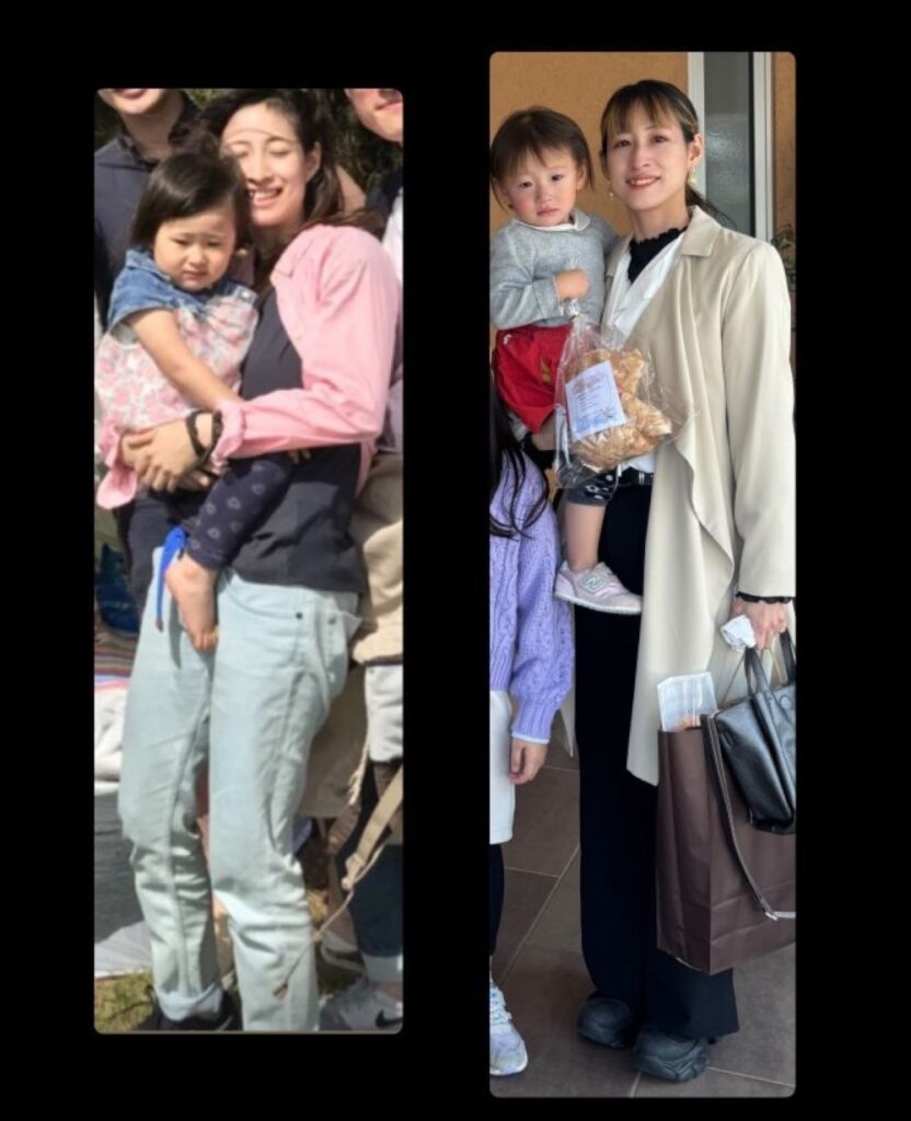 姿勢改善後（＠kana_sango_さんより提供）