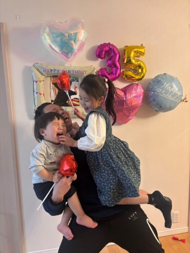 普段のご家族の様子①（@aco.days_さんより提供）