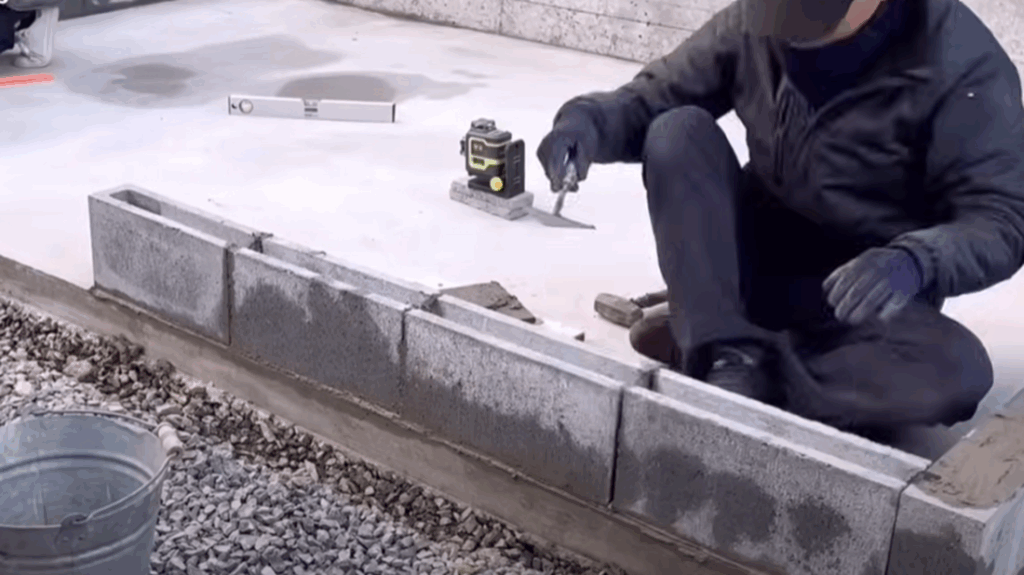 基礎ブロック積み（＠machikane_baseさんより提供）