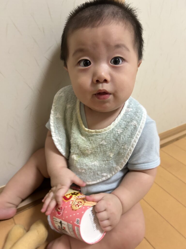 髪の短い息子さん（＠eichanman08さんより提供）