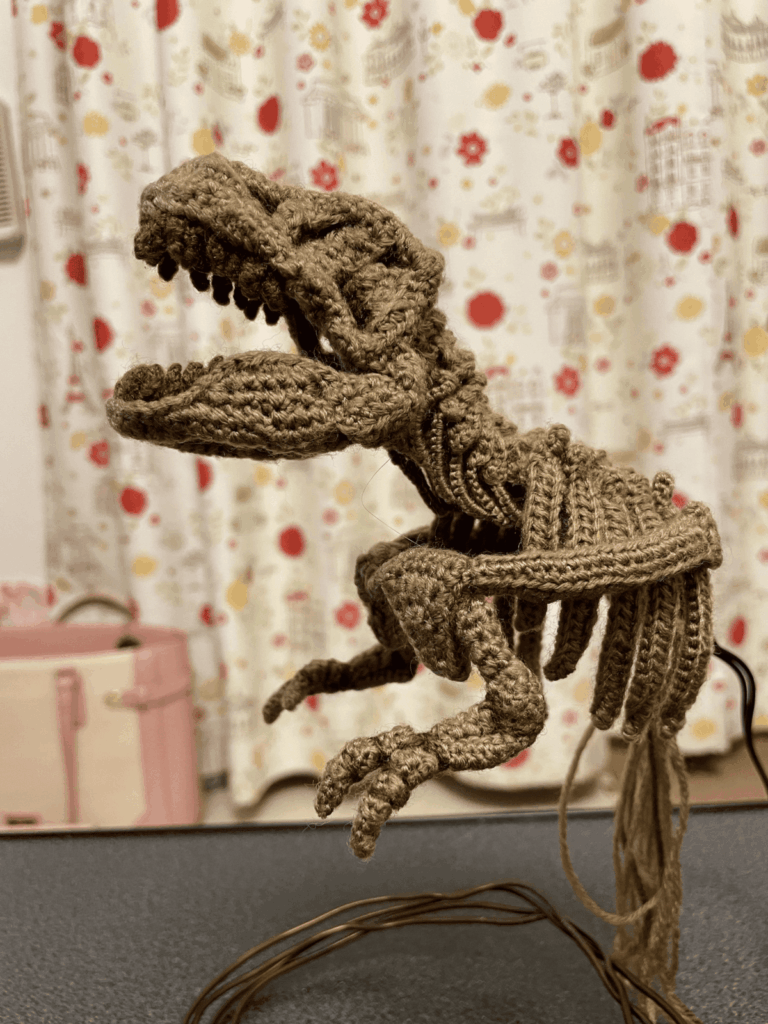 毛糸でもこの迫力（@bon_66さんより提供）