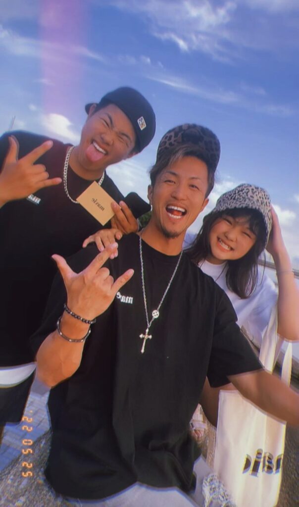 笑顔の写真（＠sho__papaさんより提供）