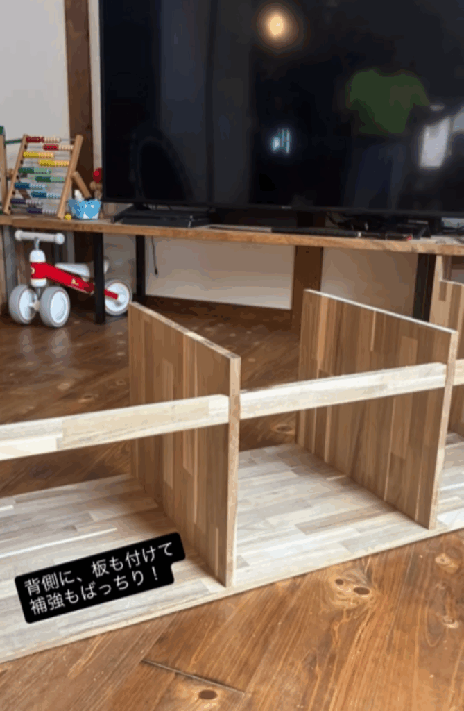 骨組みの完成（＠only_6_weddingさんより提供）