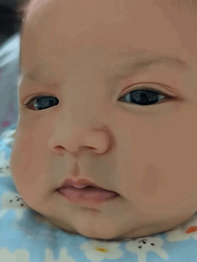 赤ちゃんの頃の娘さん①（＠ambeeschannelさんより提供）