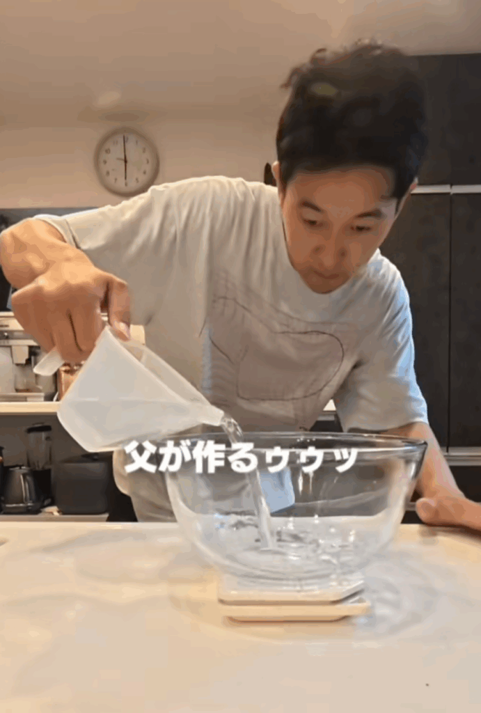 奥さんの代わりに…（@yoshida.houseさんより提供）