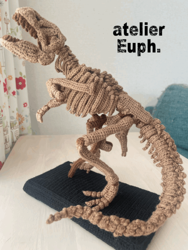 全て毛糸で編まれています（@bon_66さんより提供）