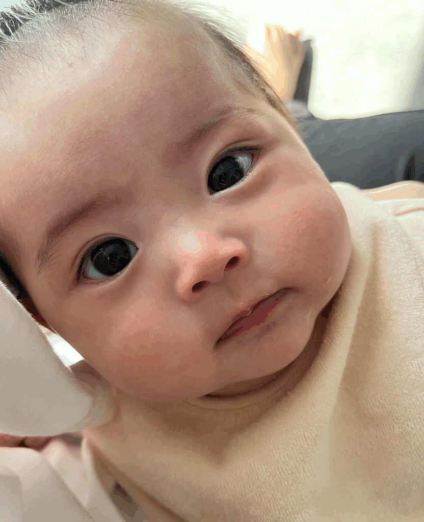 生後3ヶ月の頃（@_ta107_さんより提供）