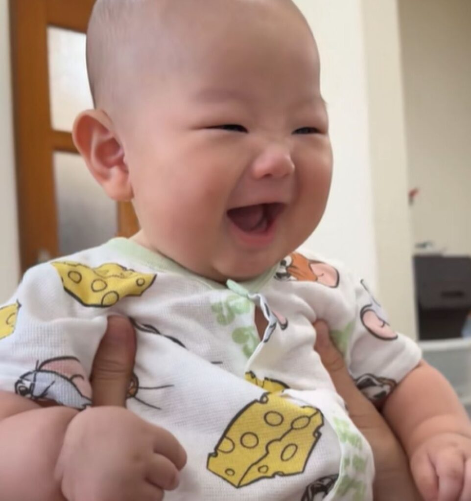 満面の笑み（＠tenkazu0214さんより提供）