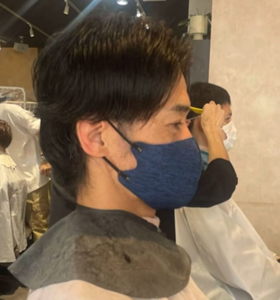 ヘアカット前（＠sori_k_aさんより提供）