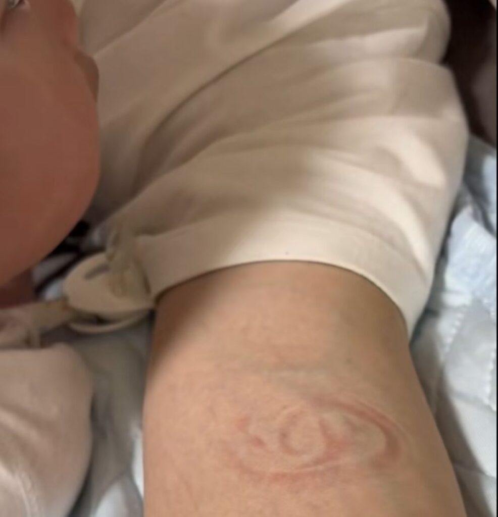 顔を上げると…（＠pachomamaさんより提供）