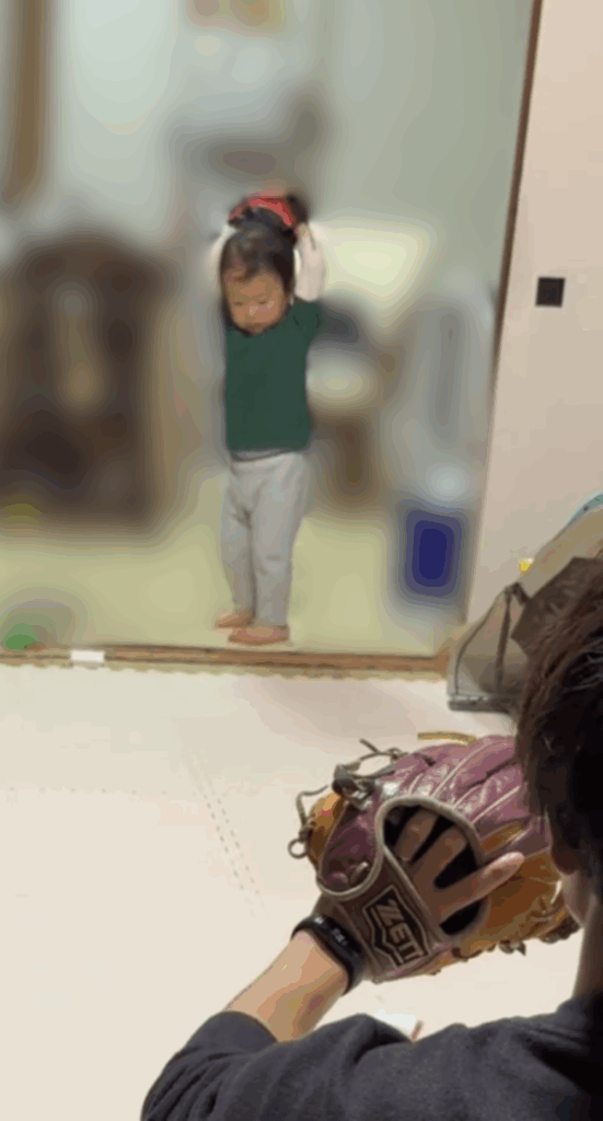 振りかぶって…（@rento_1021さんより提供）