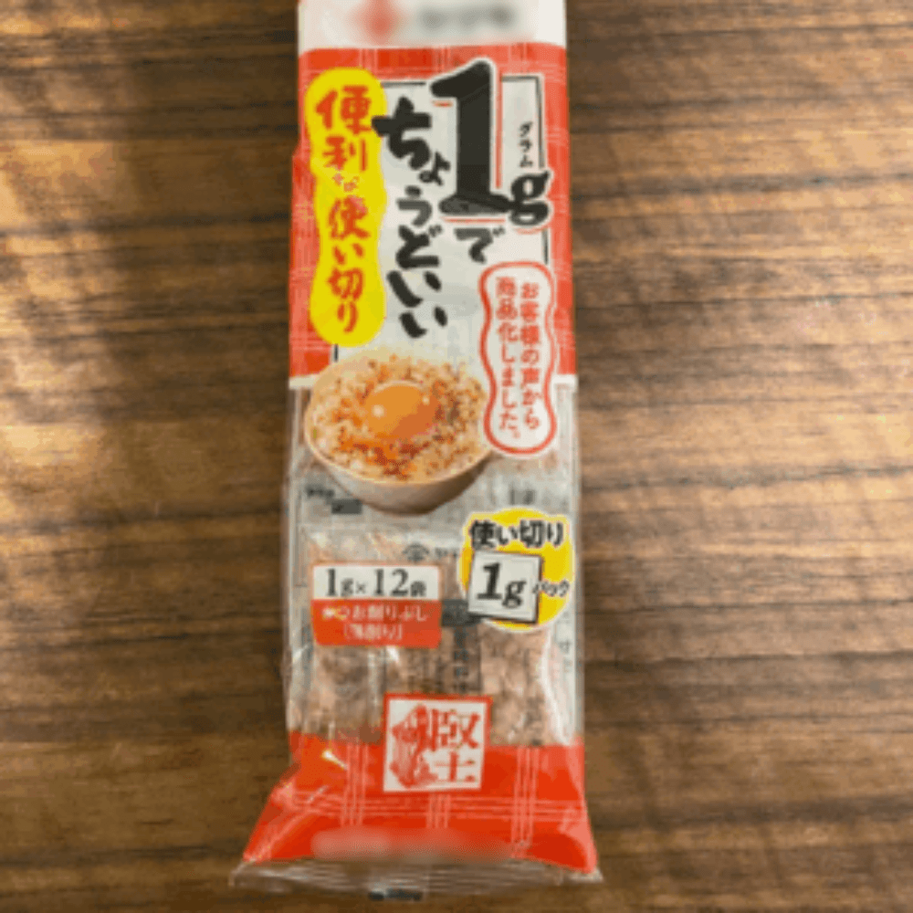 鰹節のパッケージ写真（＠lita_akasaka89mさんより提供）