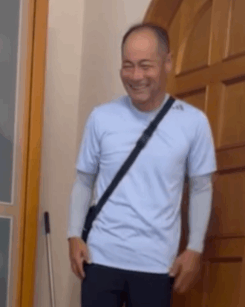 【実際の写真】初対面を交わした父