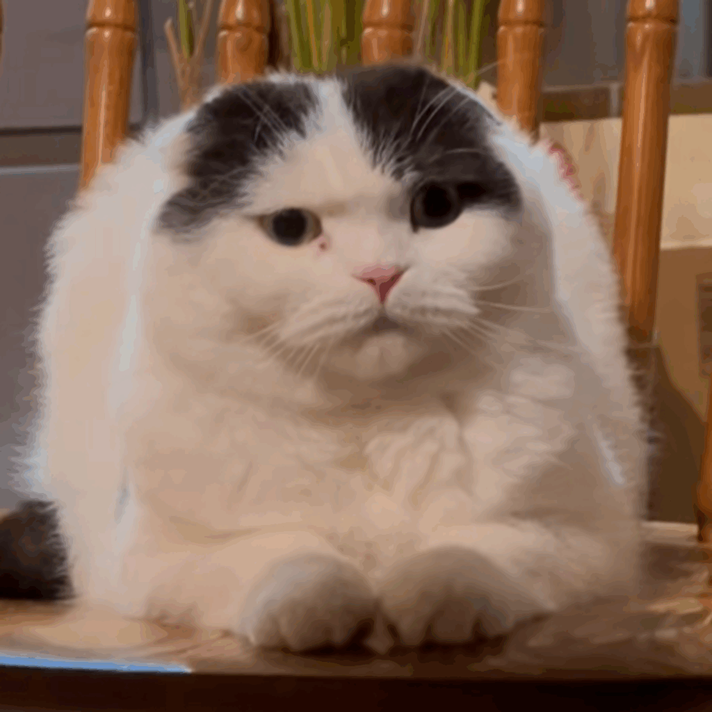 大福みたいにまんまる！（＠oidon_catさんより提供）