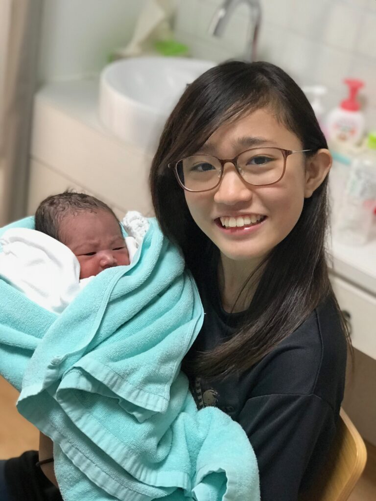 その他の長女さんと次男くんの写真①（＠fumi645さんより提供）