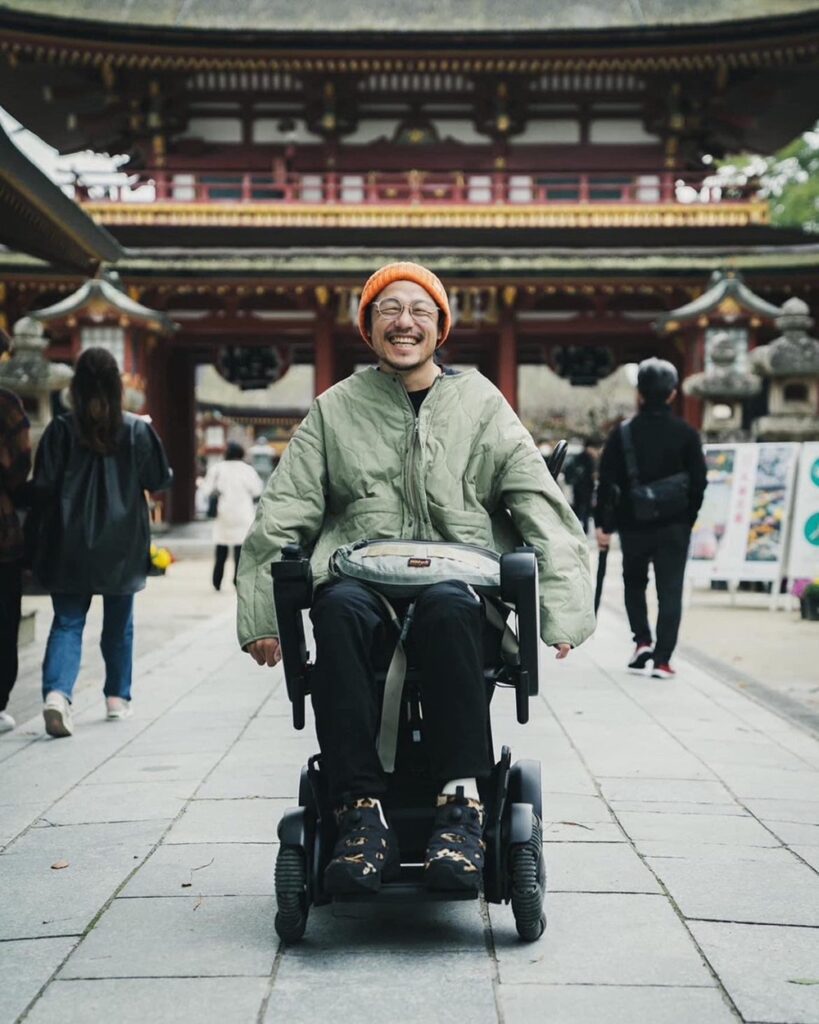 症状が出てから2年で車いすに（落水さんより提供）