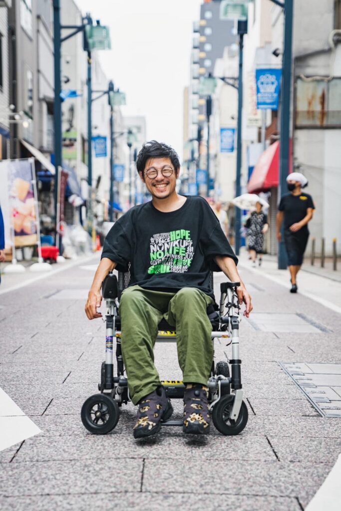 症状が出て2年で車いすに（落水さんより提供）