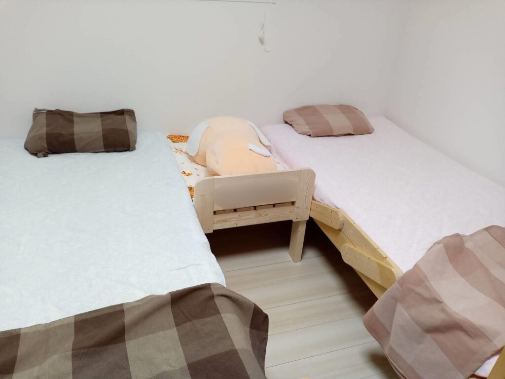 おじいちゃんの手作りベッド②（＠nanochan_0201さんより提供）