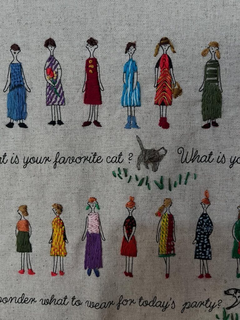 お母さんの作品③（＠sakuazukinakoさんより提供）