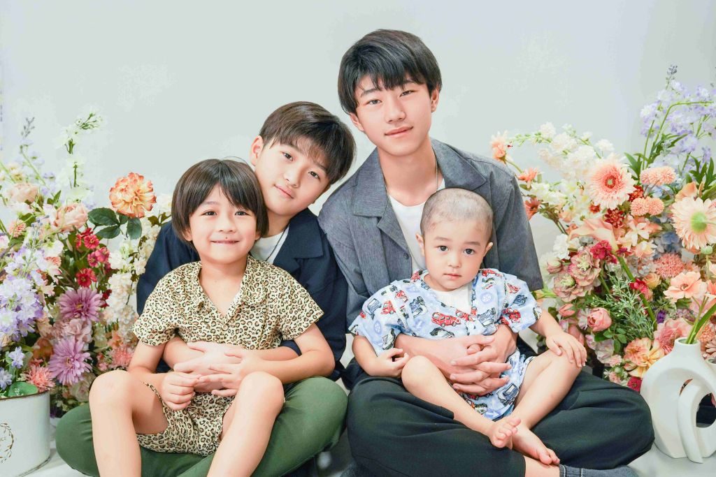 4兄弟（＠aoba0531さんより提供）