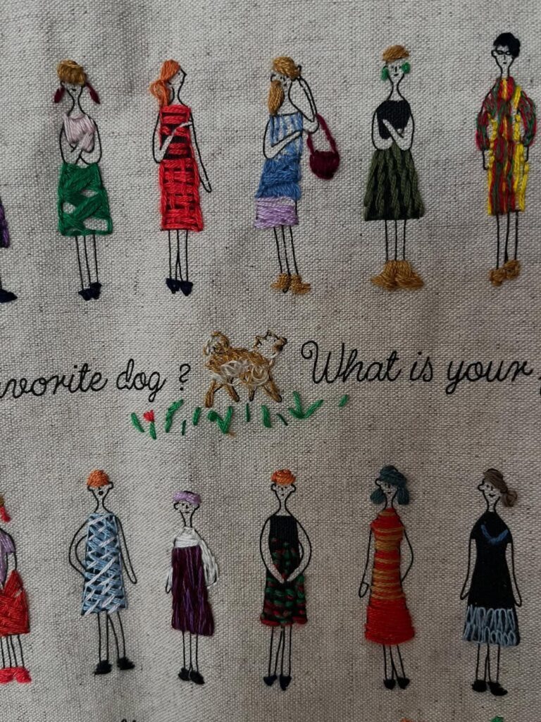 お母さんの作品②（＠sakuazukinakoさんより提供）