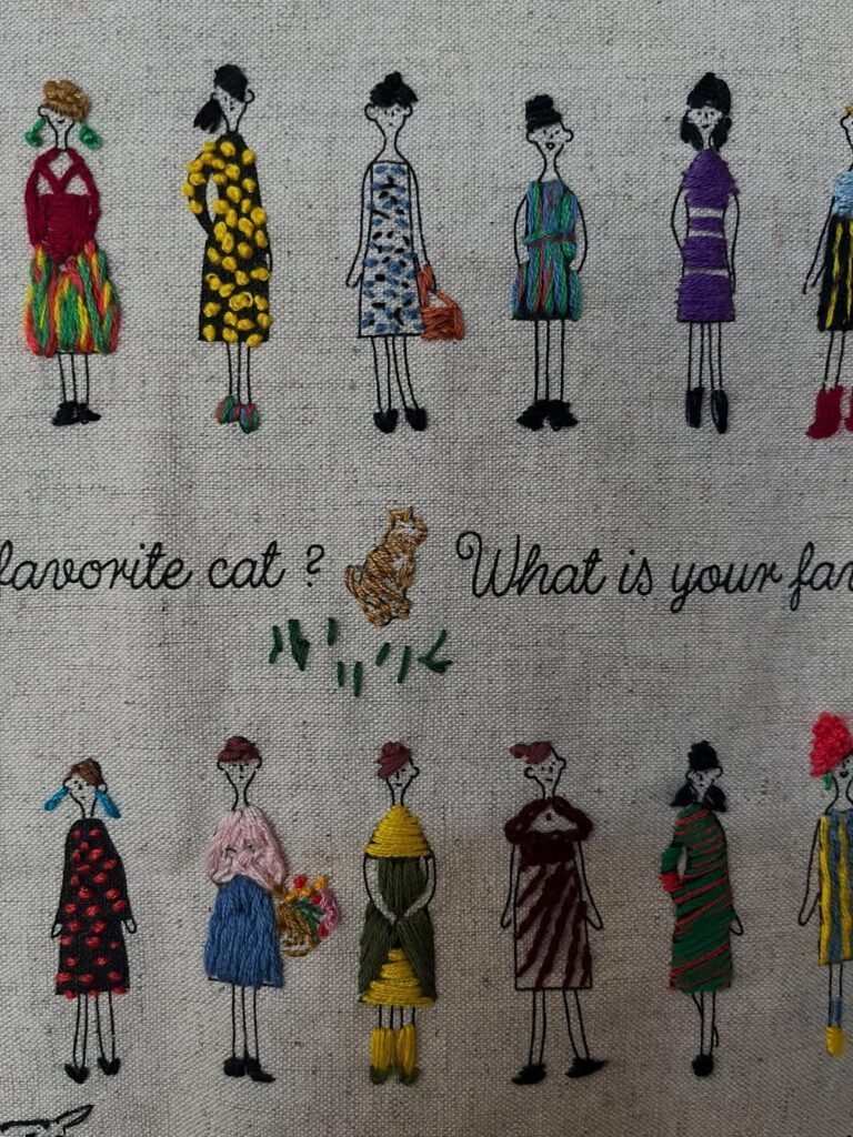 お母さんの作品④（＠sakuazukinakoさんより提供）