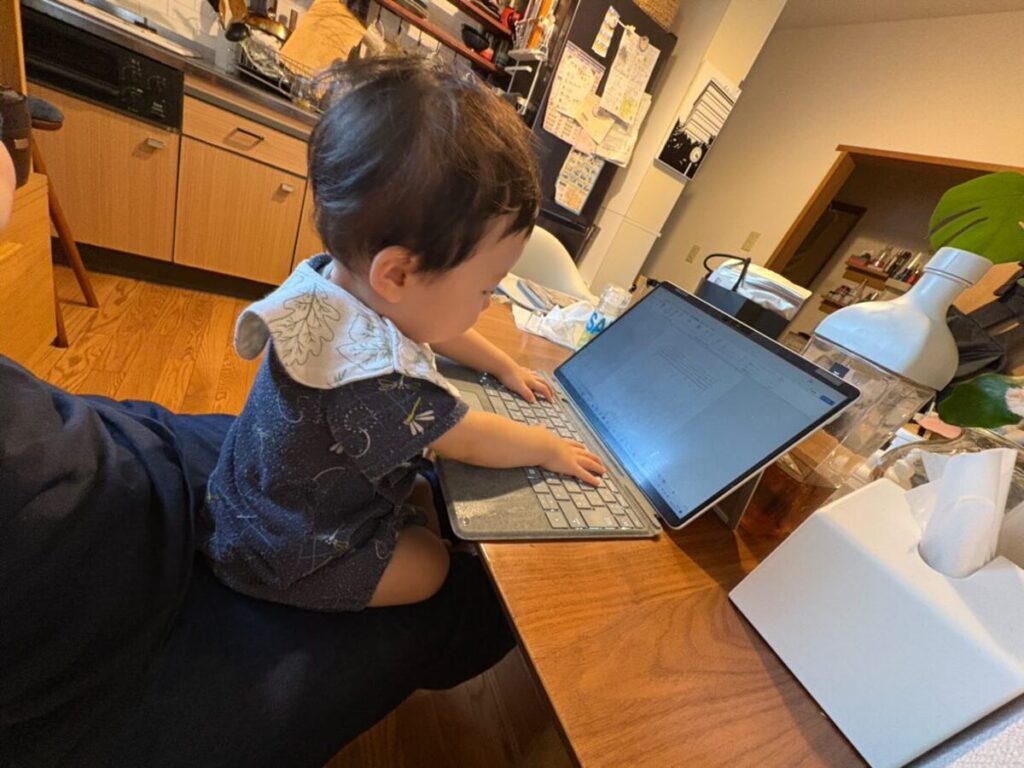 【実際の写真③枚】　ママが見た光景