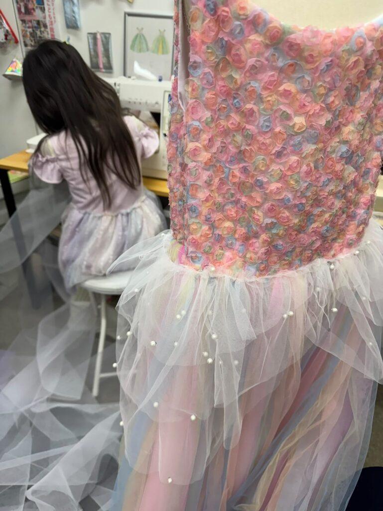 制作中の様子③（＠rina.odekake.tripさんより提供）