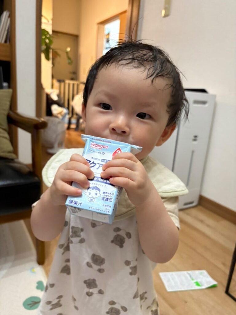 普段の息子さんの様子②（@airiynhiroさんより提供）