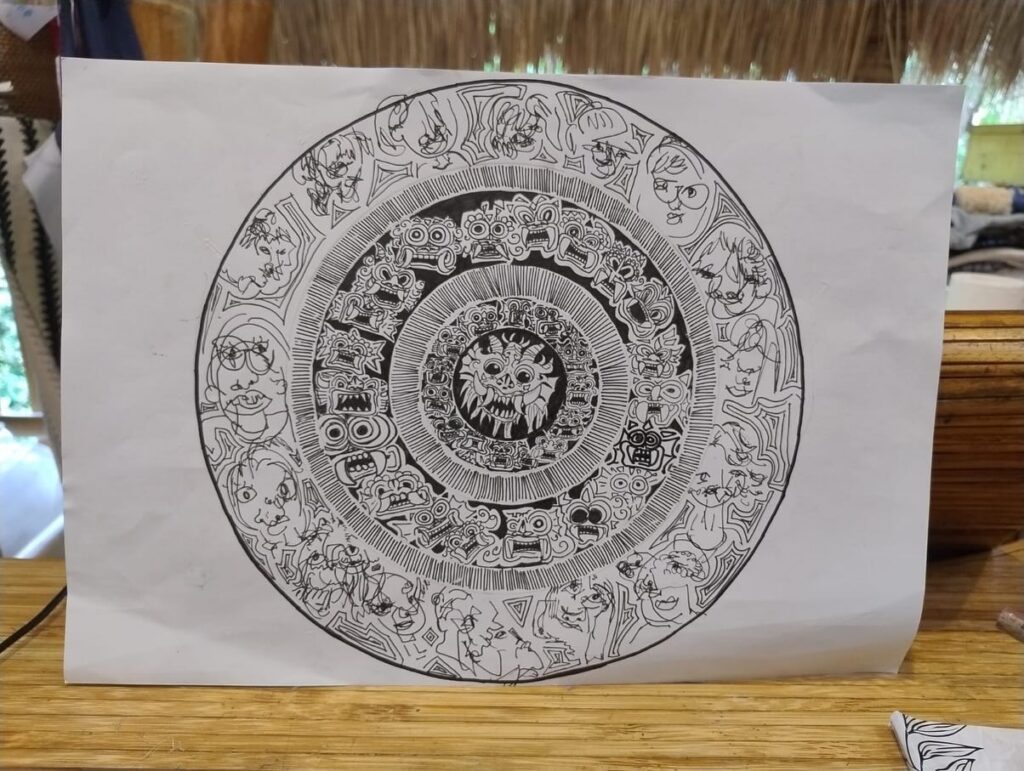 娘さんが描いた絵③（＠akihiro.nakamura.718さんより提供）