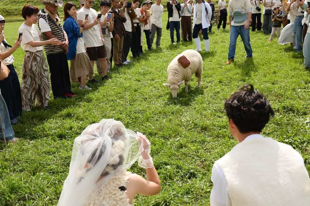 結婚式の様子④（＠akiha_hitsujigirlさんより提供）