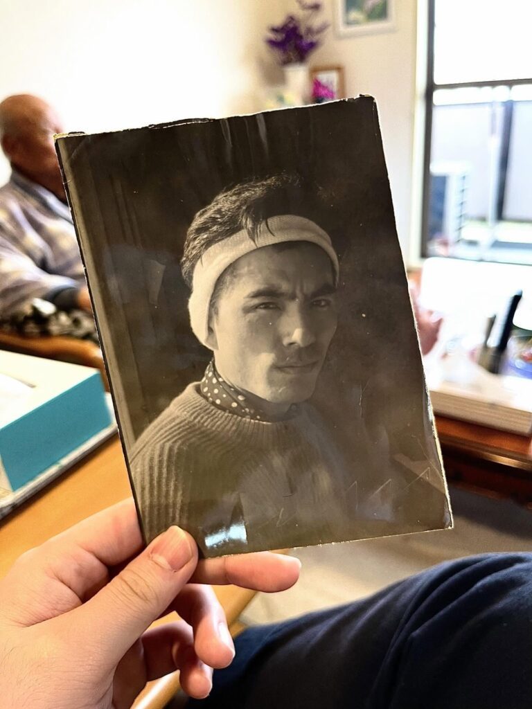 おじいちゃんの過去写真①（＠taiki.phototravelさんより提供）