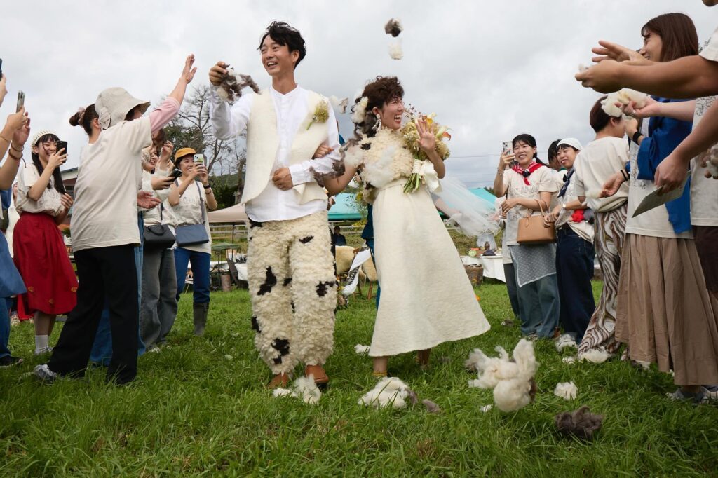 結婚式の様子③（＠akiha_hitsujigirlさんより提供）
