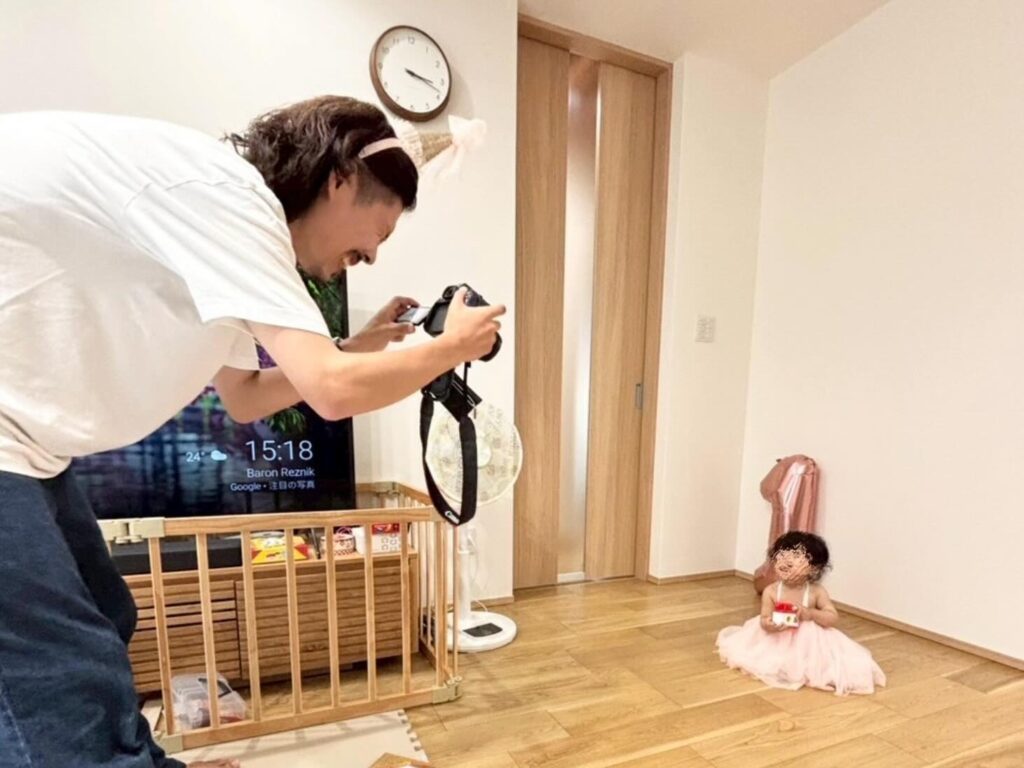 子どもと過ごす様子⑥（＠asaikazuki_nyyさんより提供）