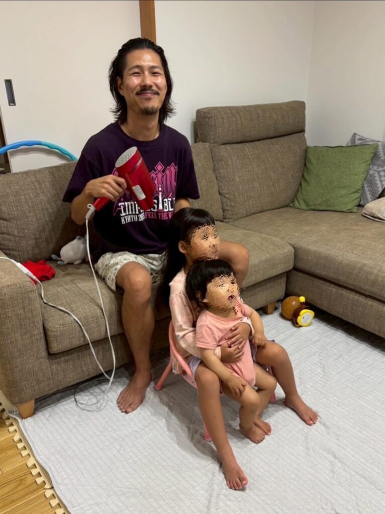 子どもと過ごす様子⑤（＠asaikazuki_nyyさんより提供）