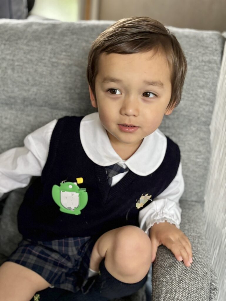 3歳の息子さん（＠chacharlie1027さんより提供）