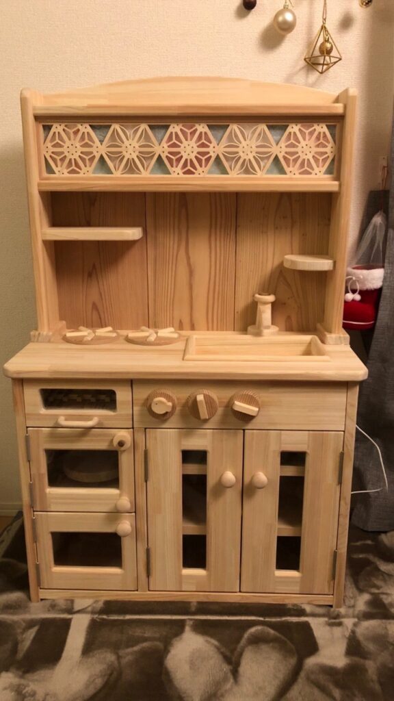 組子細工が美しいキッチン（@inanori0503さんより提供）