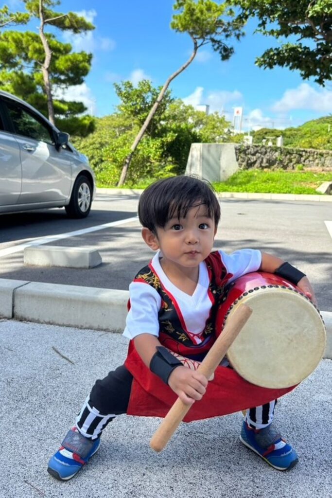 決めポーズ！（＠senayuri_gramさんより提供）