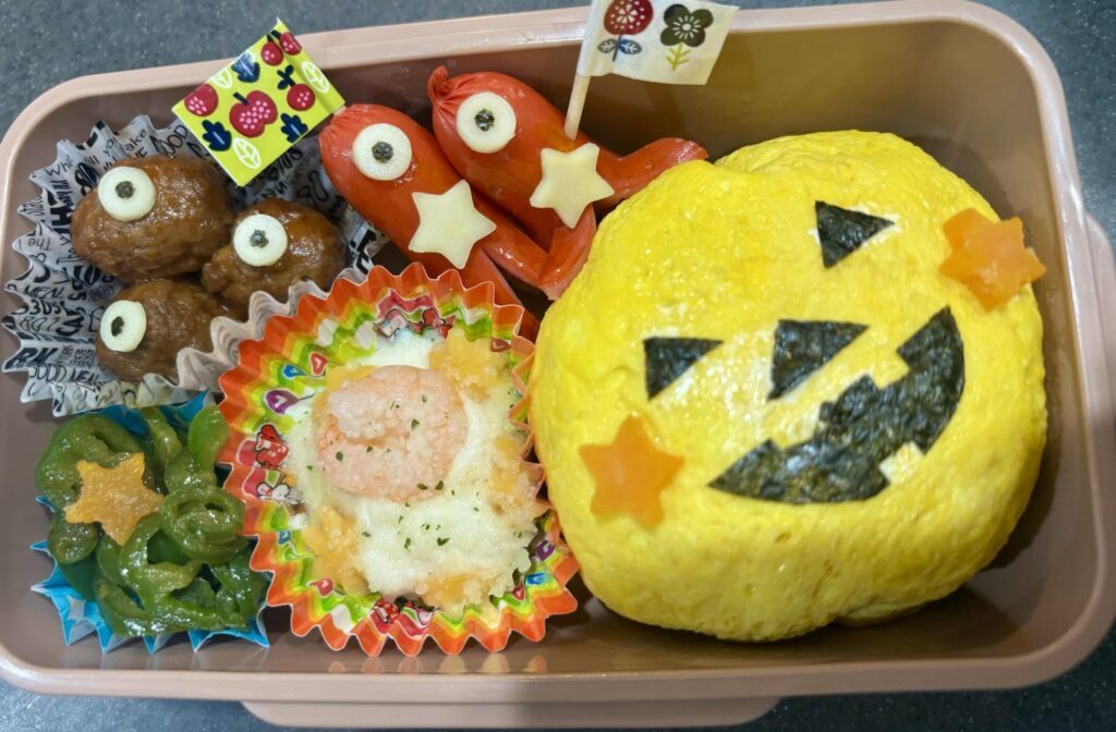 ハロウィン弁当（＠q0922pさんより提供）