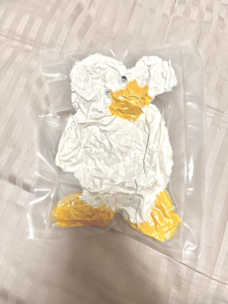 こ、これは…！アヒルがぺしゃんこ！（@eKQK6w2AFさんより提供）