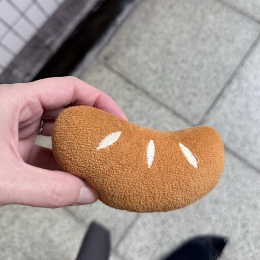 無意識におもちゃをポケットに入れてた（@omochi_pome16さんより提供）