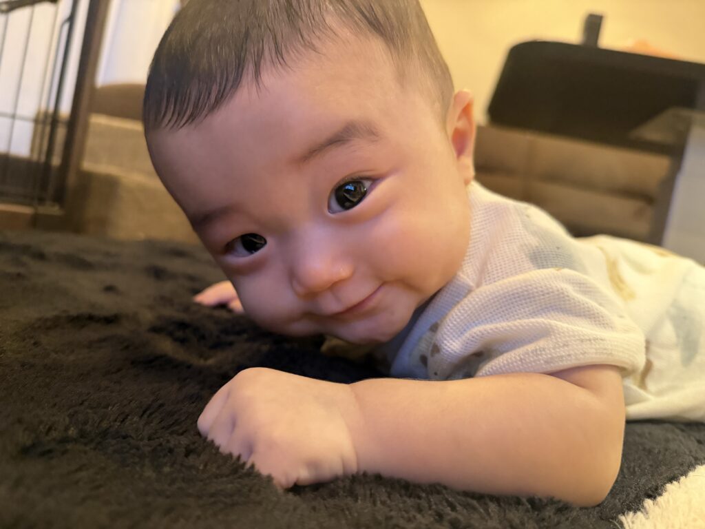 普段の息子さん①（＠pua_pua_さんより提供）