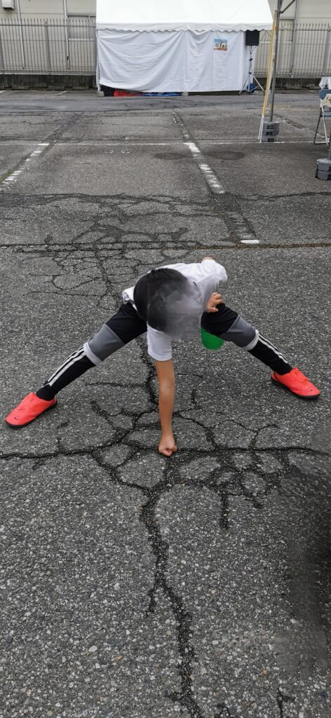 【実際の写真】地球を割った息子さん
