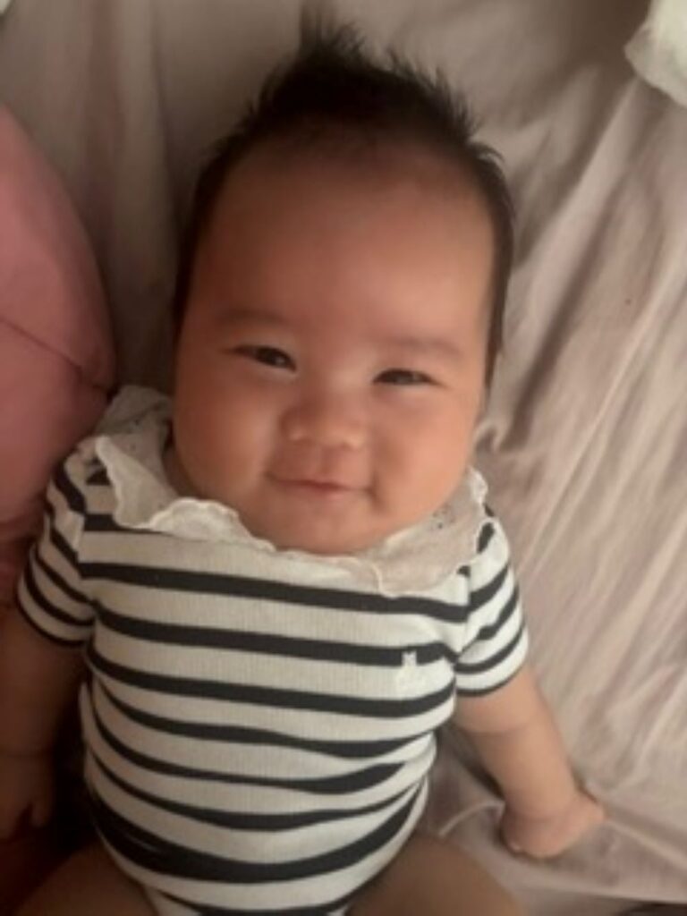 あどけない笑顔（＠yua.nagi_05010708さんより提供）